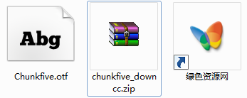 ChunkFive字体