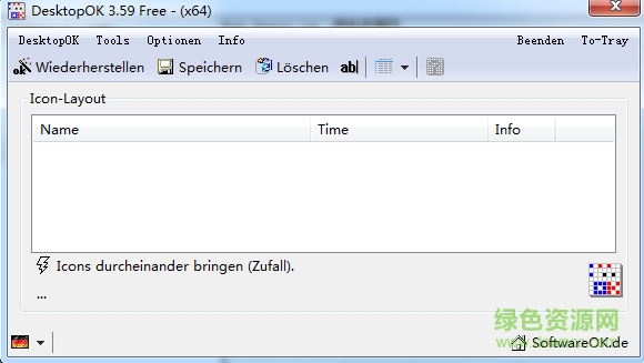 桌面图标布局保存工具(DesktopOK x64位) v4.51 中文绿色免费版 0