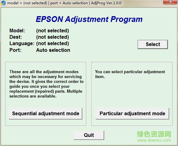 epson l313清零软件