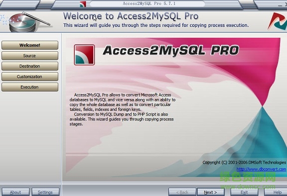 Access2MySQL Pro(access转mysql工具) v5.7.1 特别版 0