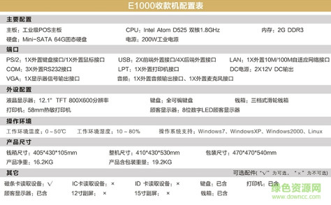 易捷通E1000分体式收款机驱动