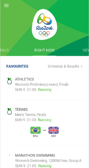 rio2016里约奥运会app v5.0.3 官网安卓版 0