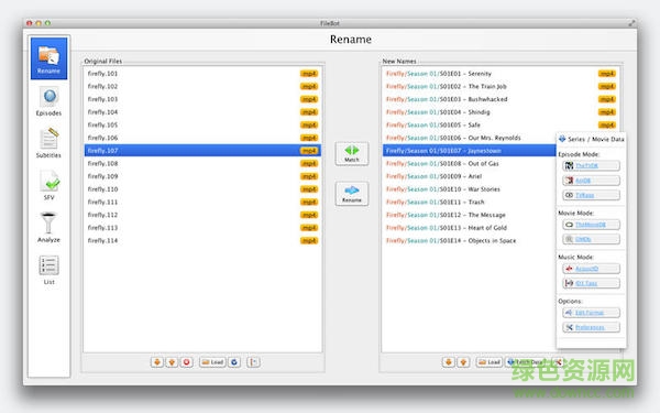 FileBot for mac(文件批量命名) v4.7.2 苹果电脑版 0
