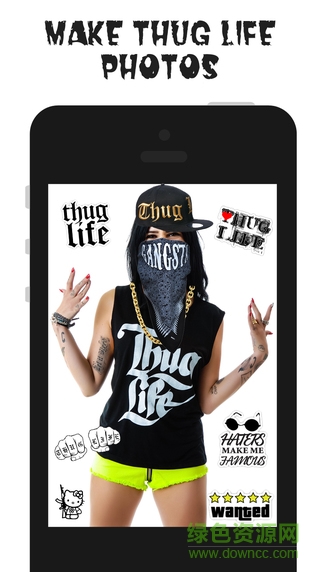 Thug life photo sticker maker(加墨镜的app) v3.04 安卓版 1