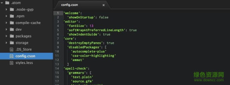 文本编辑器atom for mac