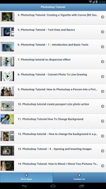 手机PS视频教程全集app(Photoshop Tutorial Video) v1.0 最新安卓版 0