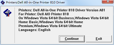 戴尔dell 810打印机驱动 v1.3.2 官方最新版 0