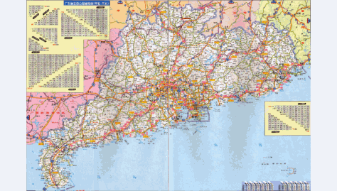 广东省高速公路地图全图高清版 2016JPG版 0