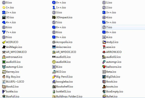 ico图标大全(500个经典ico图标) 高清版 0