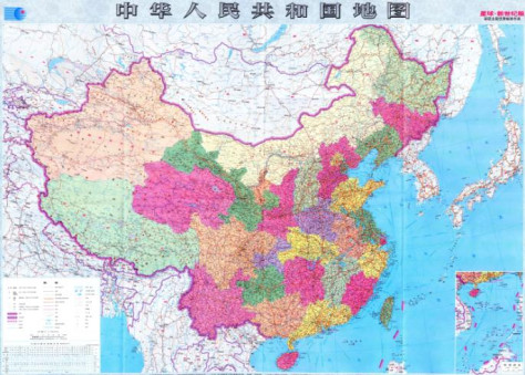 中国地图2020版