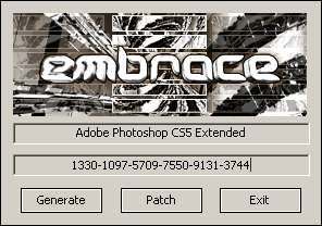 ps CS5 Extended注册机