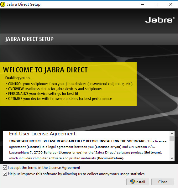 捷波朗蓝牙耳机驱动(JABRA DIRECT) v3.1 官方最新版 0