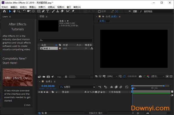 Adobe After Effects CC2019修改版 v16.0.1.49 中文直装版 0