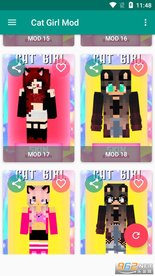 我的世界猫娘mod(Cat Girl Mod)v1.0 猫铃儿模组截图2