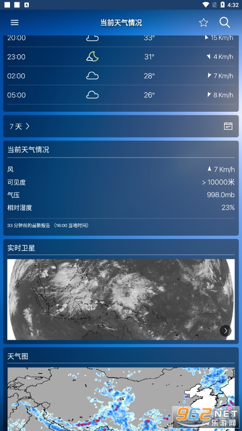 Freemeteo天气预报v2.0.15 免费截图1