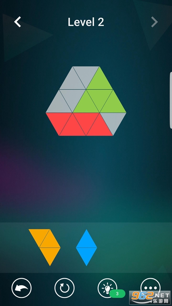 Colour Paper Triangle Block Fixing(三角彩纸积木游戏)v2.3 安卓版截图2