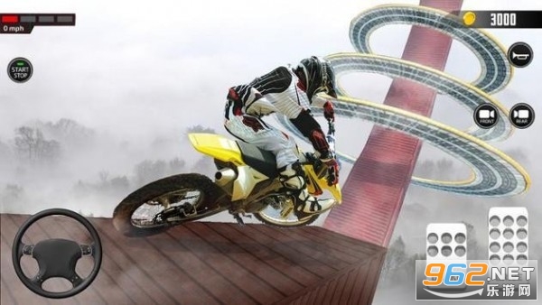 超酷炫赛车手(Impossible Mega ramp moto bike Rider: Superhero 3D)v1.4.0最新版截图2