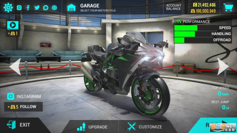 Ultimate Motorcycle Simulator(终极摩托车模拟器无限金币川崎h2)v2.6最新版截图4