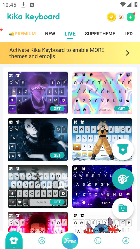 kika keyboard输入法2024 v6.7.0.7494截图1