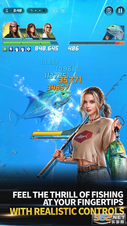 钓鱼发烧友大亨传奇游戏v1.0.1 (Ace Fishing Crew)截图2