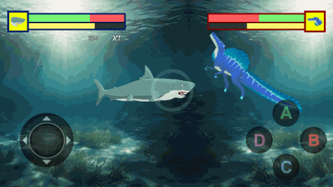 巨齿鲨与海怪搏斗游戏手机版v0.1安卓版截图3