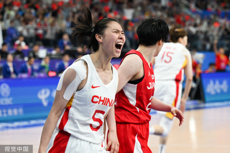 亚运会女篮金牌战：中国女篮74-72日本女篮