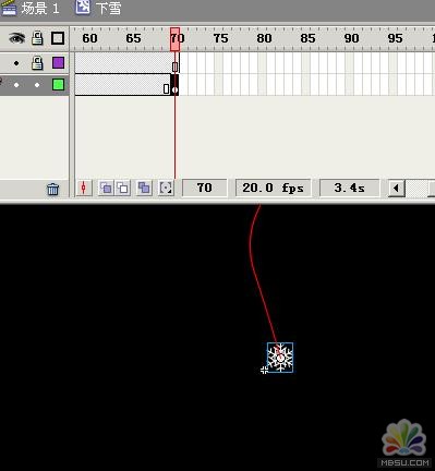 Flash制作非常逼真的下雪视觉动画效果