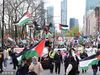 多国民众街头示威 声援巴勒斯坦