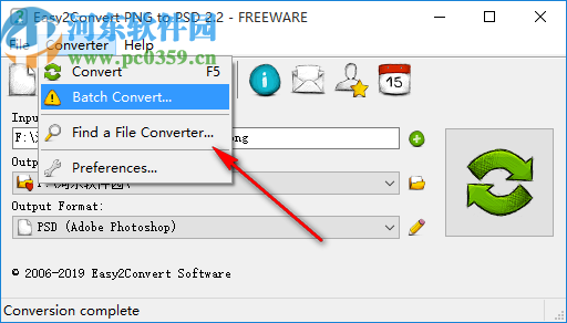 Easy2Convert PNG to PSD(PNG转PSD转换工具)