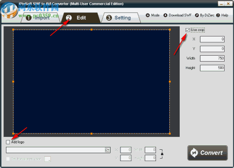 iPixSoft SWF to AVI Converter(SWF到AVI转换器)