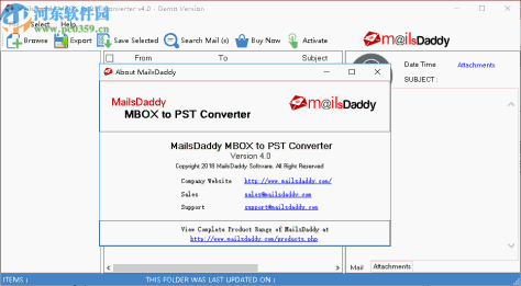 MailsDaddy MBOX To PST Converter