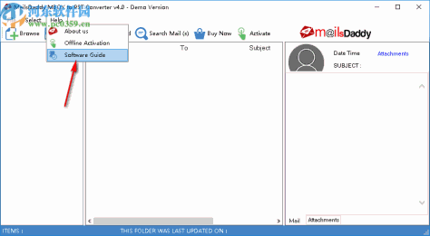 MailsDaddy MBOX To PST Converter