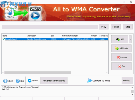 Boxoft All to WMA Converter(WMA格式转换器)