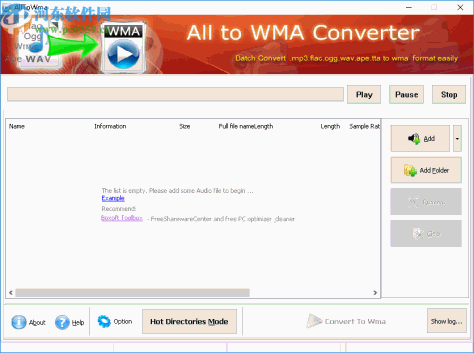 Boxoft All to WMA Converter(WMA格式转换器)