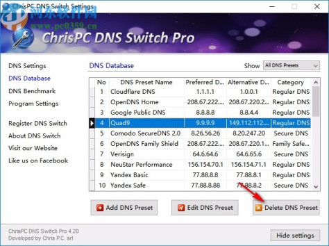 ChrisPC DNS Switch Pro破解版