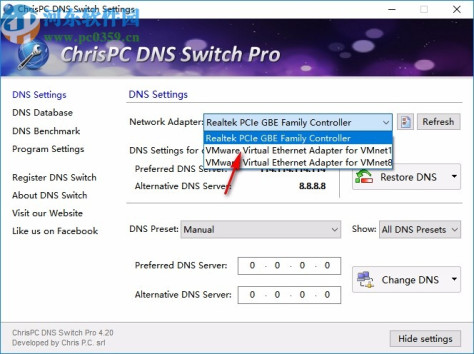 ChrisPC DNS Switch Pro破解版