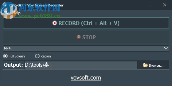 Vov Screen Recorder 2.5破解版(专业录屏软件)