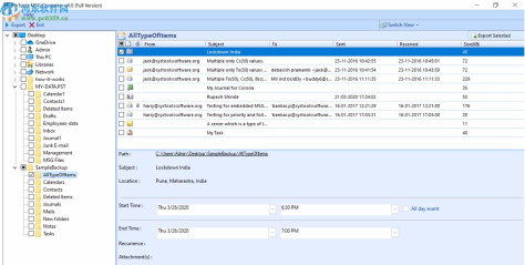 SysTools MSG Converter