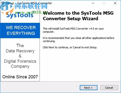 SysTools MSG Converter