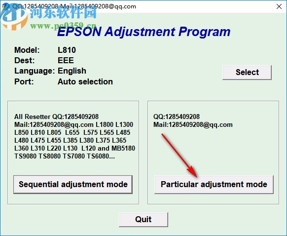 Epson Adjustment Program