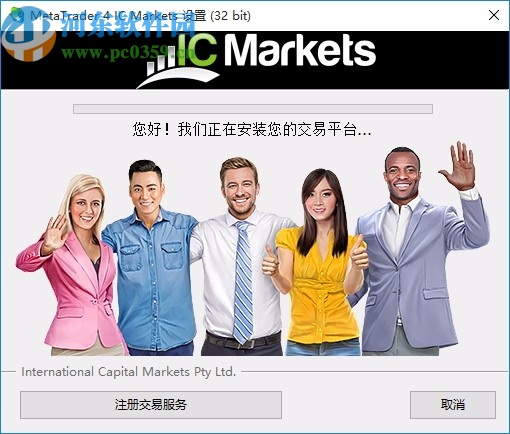 Mtatrader 4 IC Markets(行情分析交易软件)