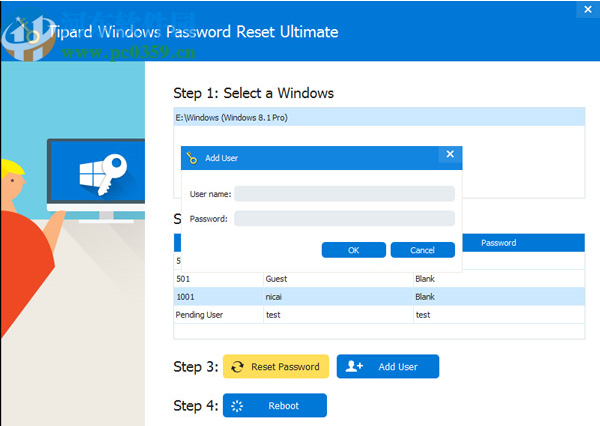 ipard Windows Password Reset(密码重置软件)