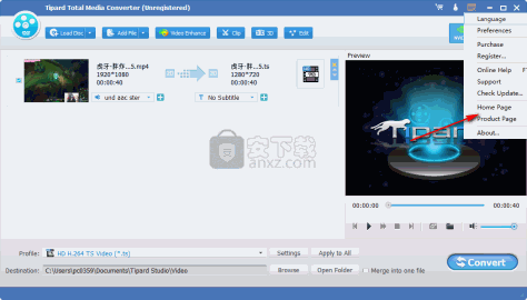 Tipard Total Media Converter(视频格式转换)