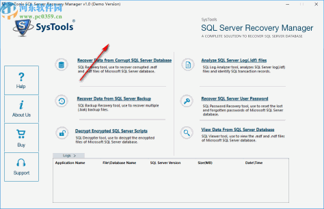 SysTools SQL Server Recovery Manager