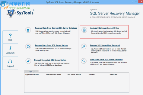 SysTools SQL Server Recovery Manager