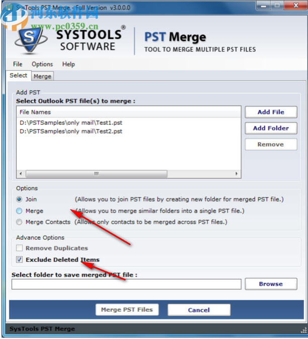 SysTools PST Merge(PST文件合并工具)