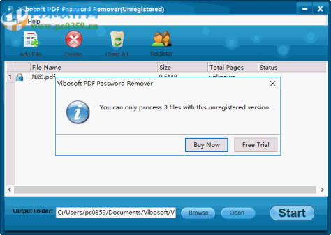 Vibosoft PDF Password Remover(PDF密码解除器)