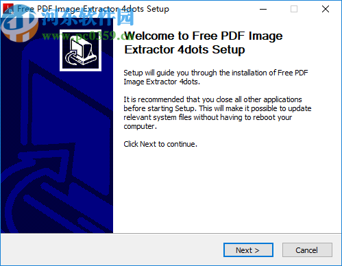 Free PDF Image Extractor 4dots(PDF图片提取软件)