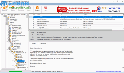 eSysInfoTools NSF to PST Converter(NSF到PST转换器)