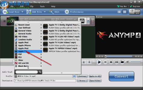 AnyMP4 DVD Converter(视频格式转换软件)